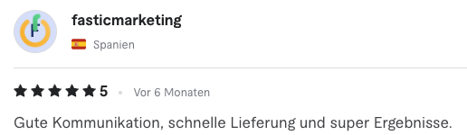 Bewertung von fasticmarketing